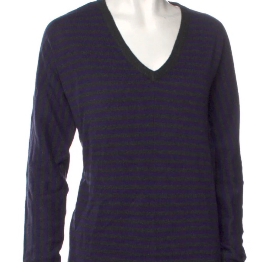 White and waren cashmere silk sweater
